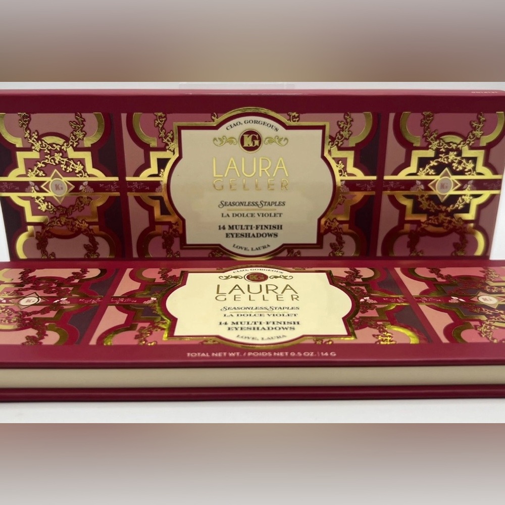🌻 Laura Geller Eyeshadow Palette La Dolce Violet Full Size NEW - Picture 3 of 3